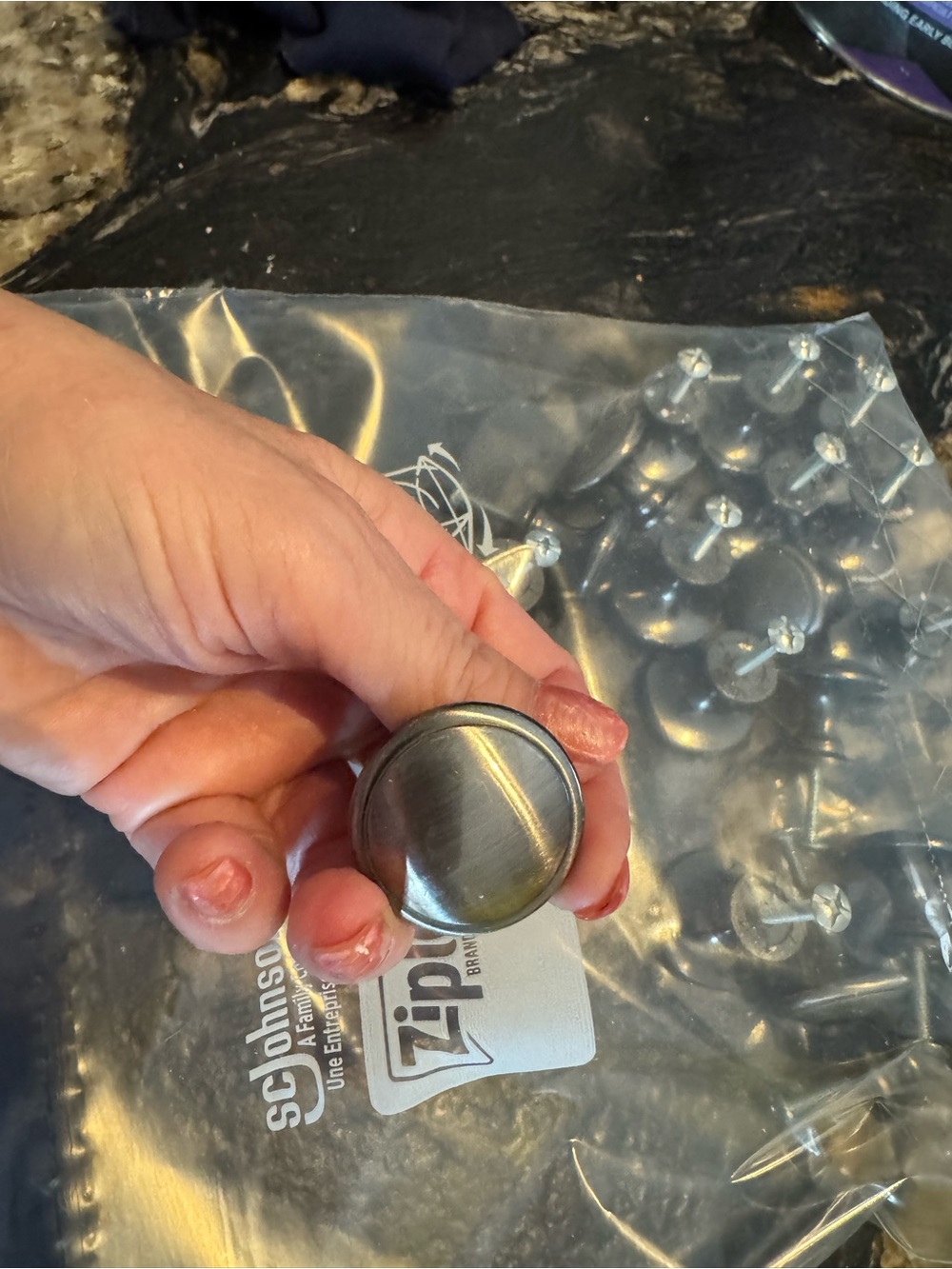 Set of 20 Round antique pewter Cabinet Knob